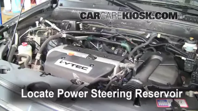 2006 Honda CR-V SE 2.4L 4 Cyl. Power Steering Fluid Check Fluid Level